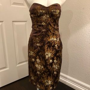 To The Max Strapless Cocktail Dress